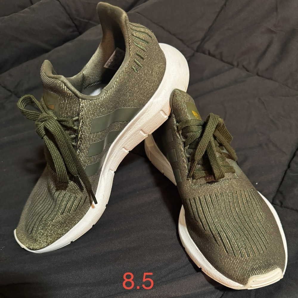 adidas Olive Green Athletic Shoes